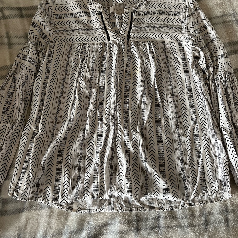 LOFT WOMENS PETITE TOP